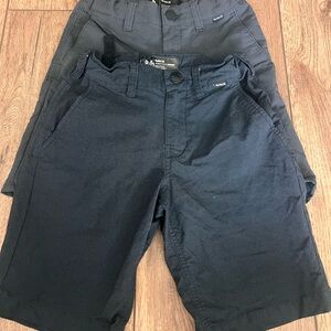 Hurley Dri-fit Kids' charcoal and Gray Shorts